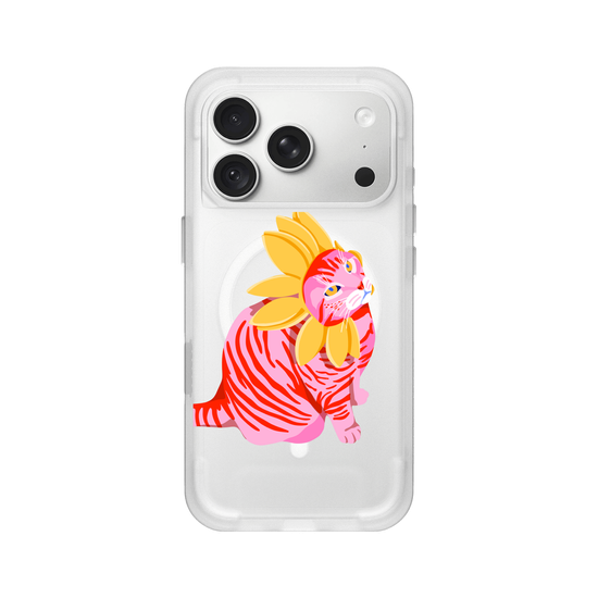 flower cat red and pink