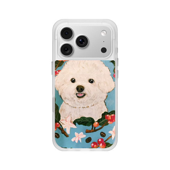 Bichon and Coffee bean