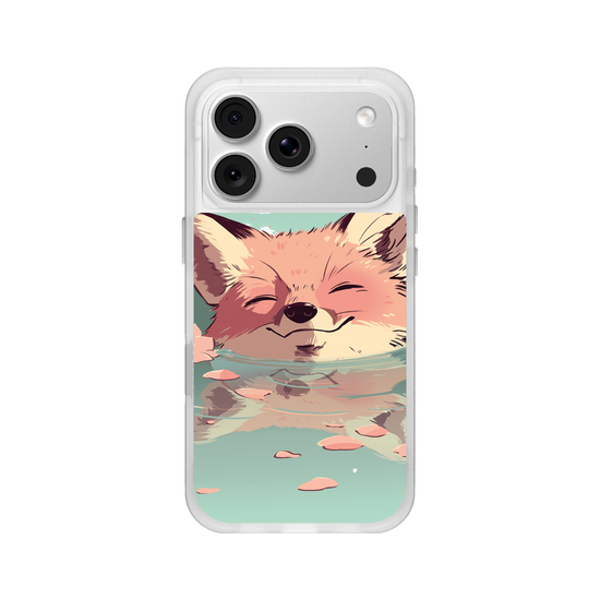 Fox swimming