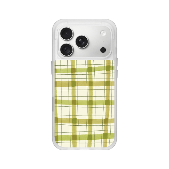 Wonky Gingham  – Green Cottagecore Vibes