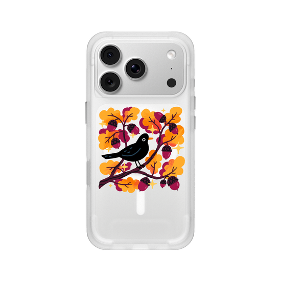 Blackbird and Acorns