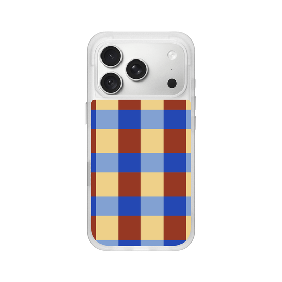Blue & yellow gingham
