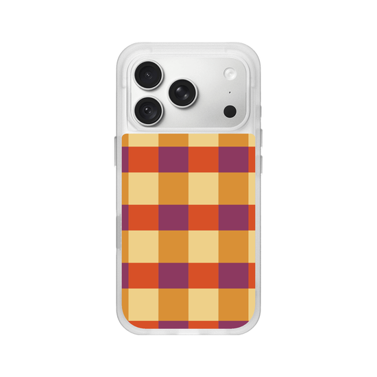 Orange gingham