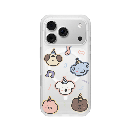Lazy Monster Animal Party Stickers.