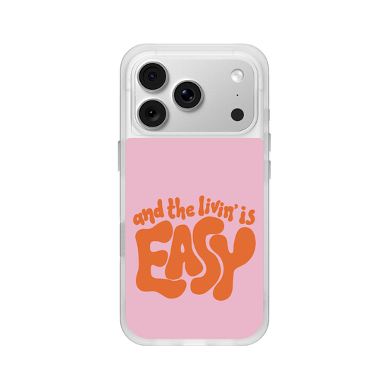 "Livin' is Easy" Retro Typography Design