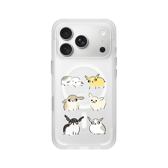 A layout incorporating Chihuahua-themed stickers.
