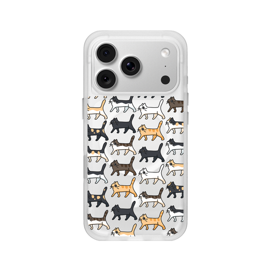 Motif chats en balade