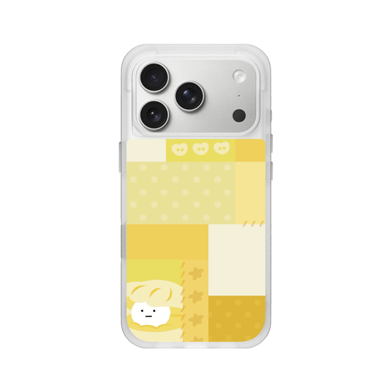 patchwork of yellow shell