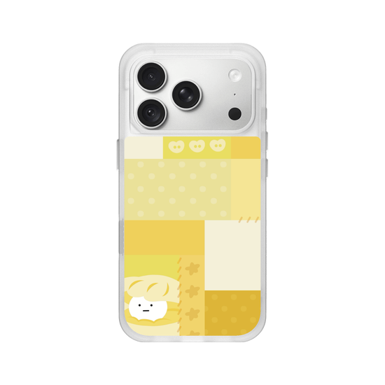 patchwork of yellow shell