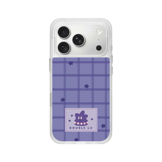 little purple monster dessert fabric labels