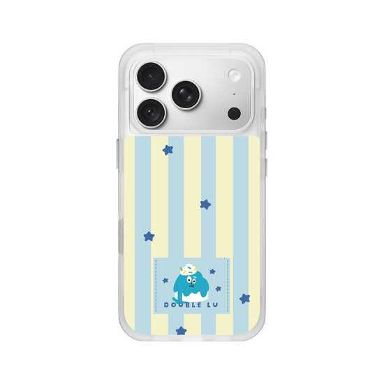 little blue monster dessert fabric labels