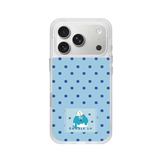 little blue monster dessert fabric labels