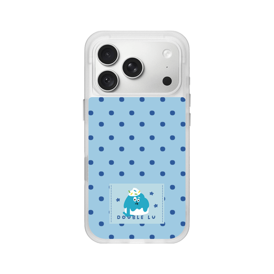 little blue monster dessert fabric labels