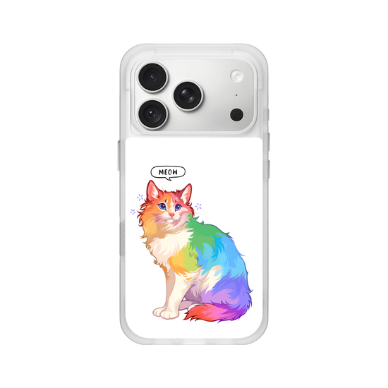 liliyth | Rainbow Cat Meow | SolidX - iPhone 18 Pro | RHINOSHIELD