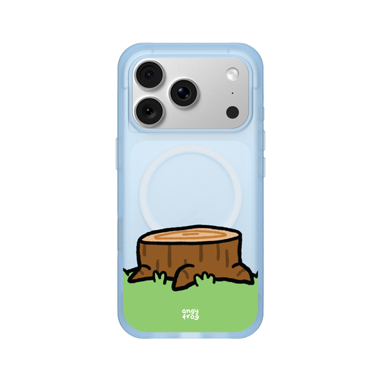 stacked on stump