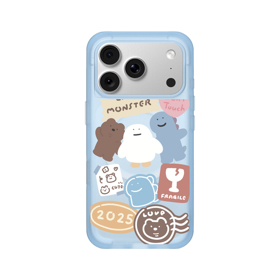 Lazy Monster cute stickers 01.