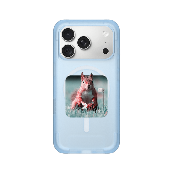 Squirrel Daily Life - Restroom - Transparent Sticker