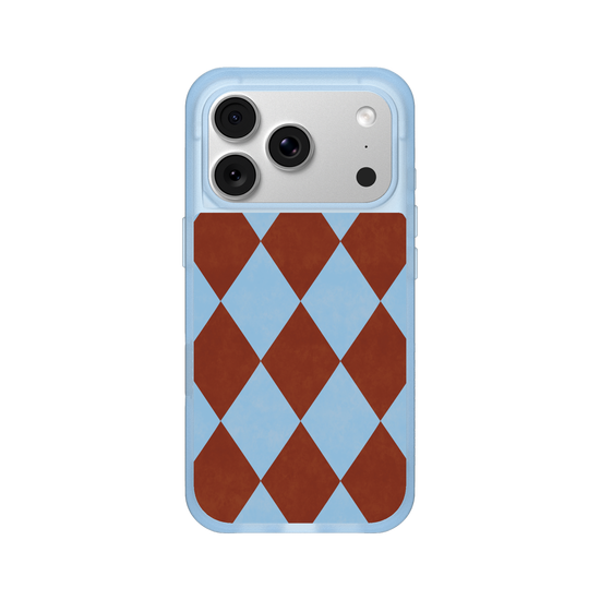 Losange Grid - Blue