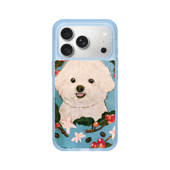 Bichon and Coffee bean