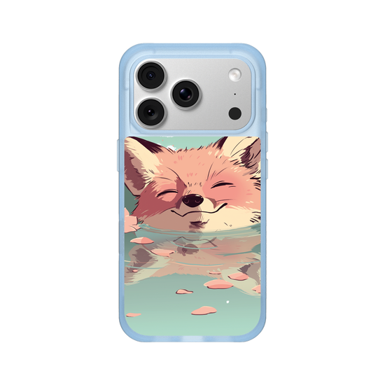 Fox swimming