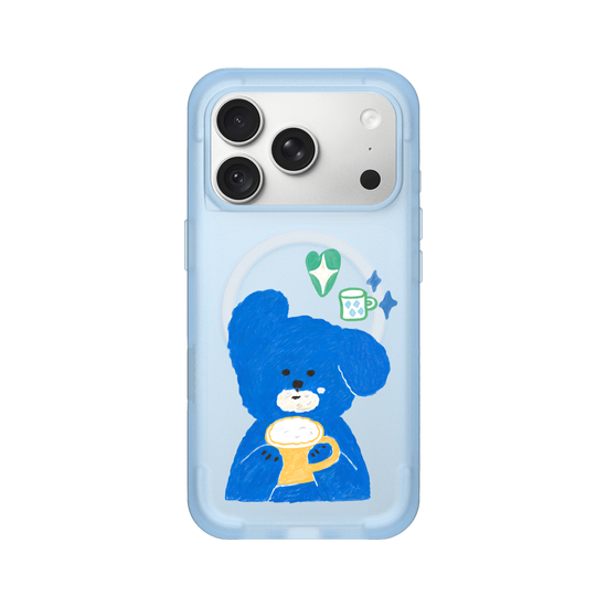 Blue Puppy's Milk Time