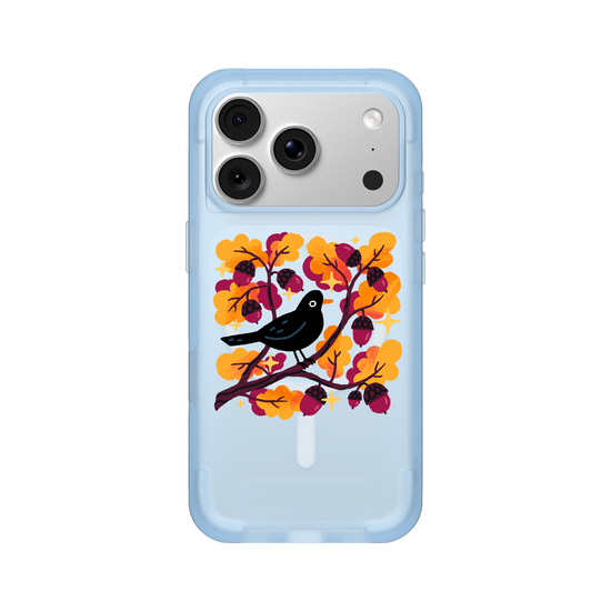 Blackbird and Acorns