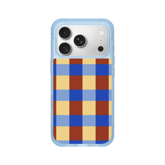 Blue & yellow gingham