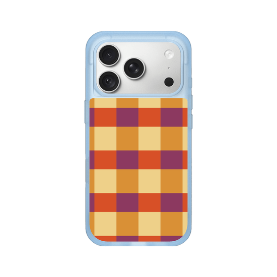 Orange gingham