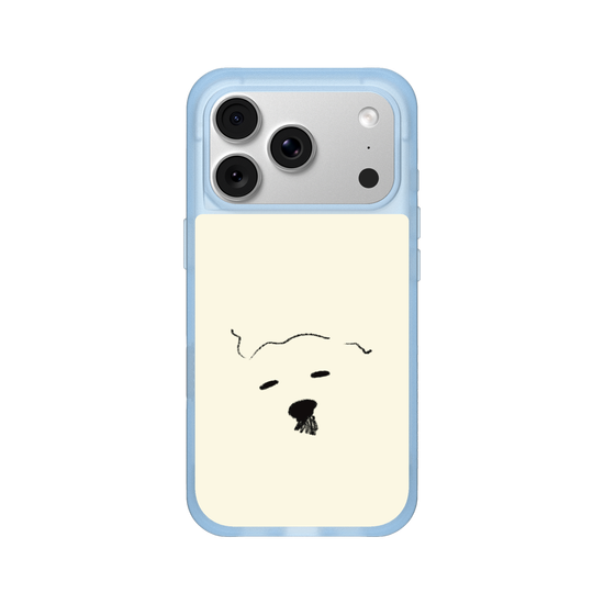昏昏欲睡的狗狗臉