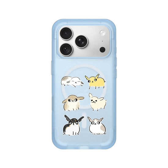 A layout incorporating Chihuahua-themed stickers.