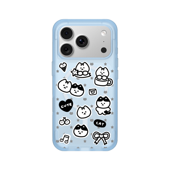 y2k Cool Cat Stickers(black&white)