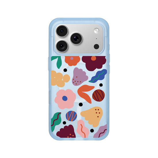 Big winter flowers design