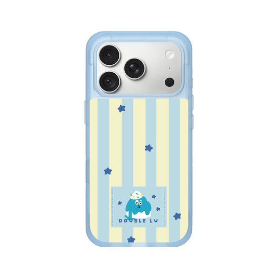 little blue monster dessert fabric labels