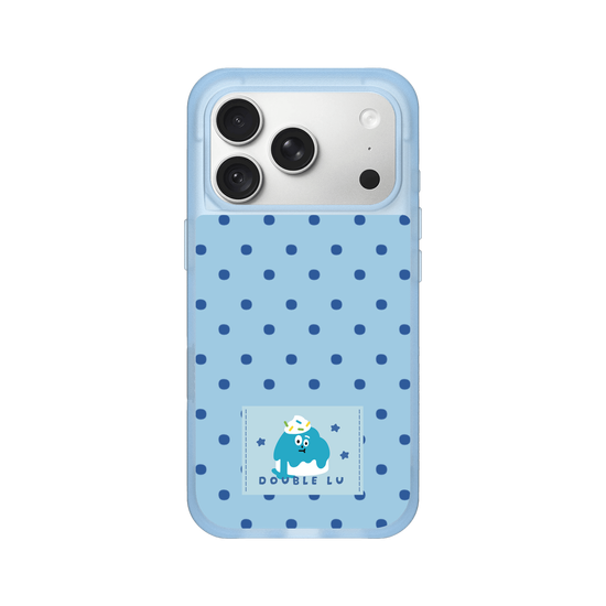 little blue monster dessert fabric labels