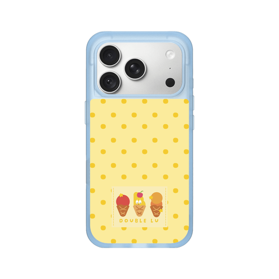 little yellow monster dessert fabric labels