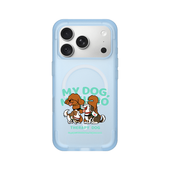 My dog, My hero-Therapy Dog: Mixed Breed x Long-haired Chihuahua x Standard Poodle(Clear)