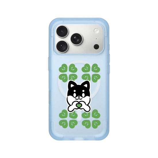 dou dou loves - green heart