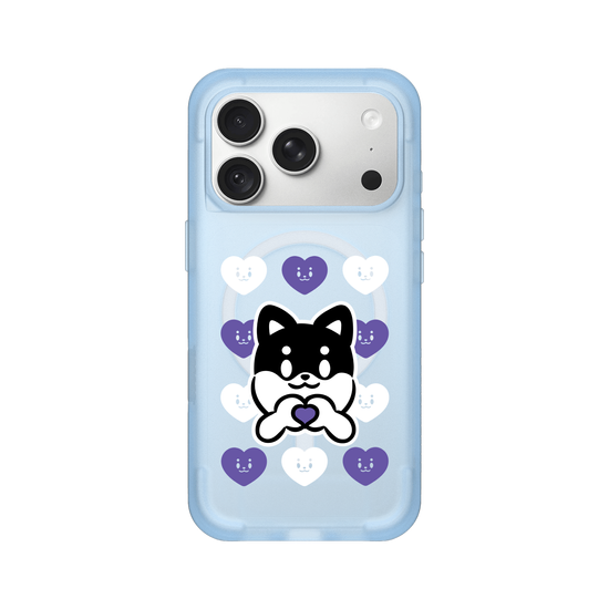 dou dou loves - purple heart