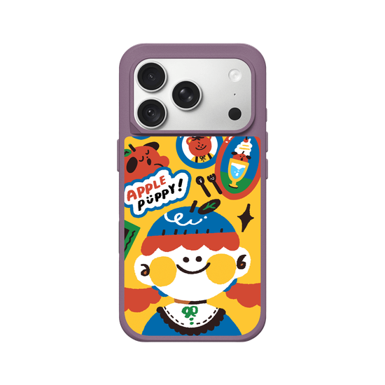  Apple Puppy Sticker Set C 