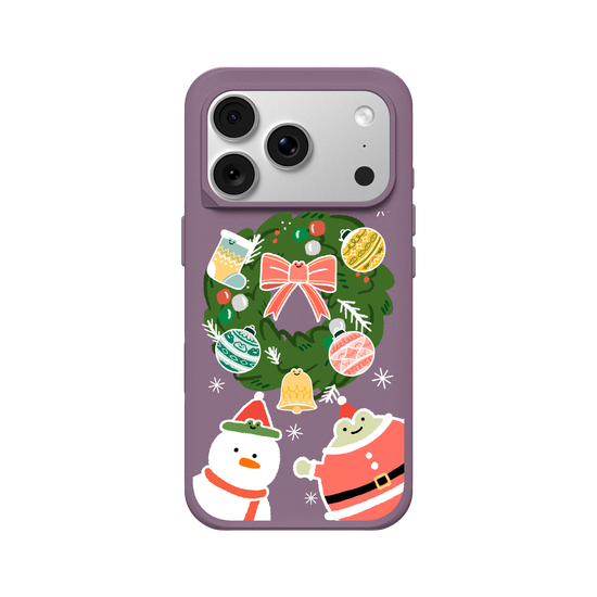 Happy Christmas with happy frog