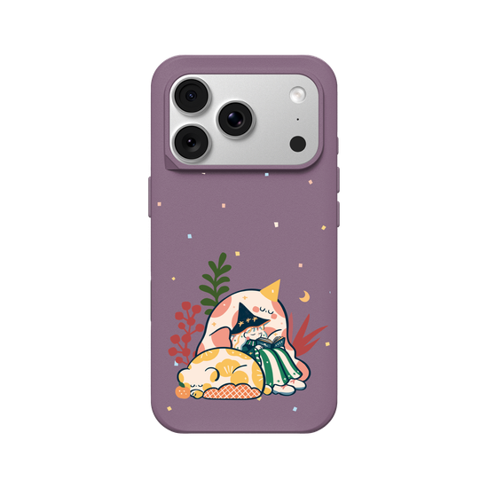 The little witch fell asleep 