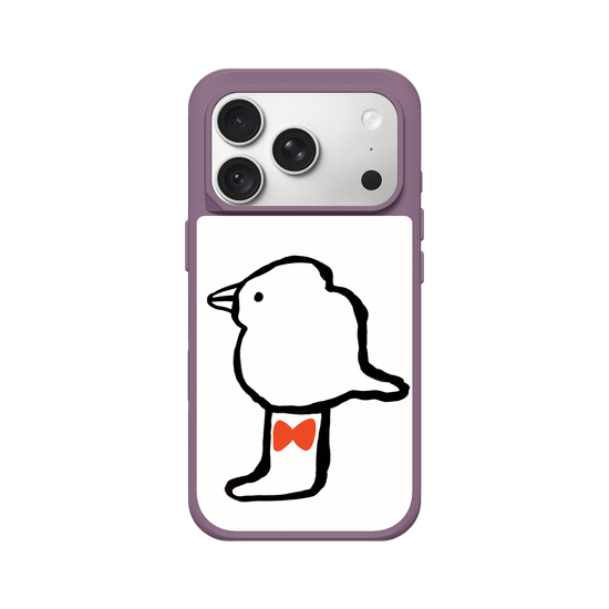 Laid-back bird going on a date