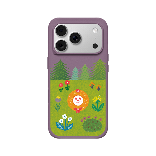 Doughnut in forest