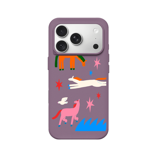 colorful horses