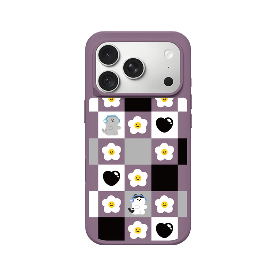 Plaid&Cat&Flower ①
