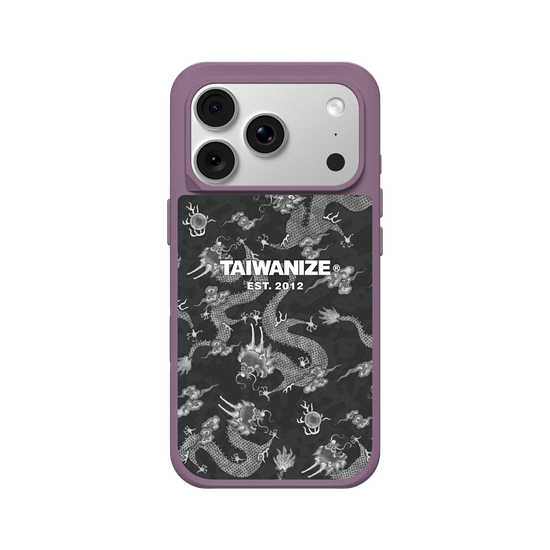 Hand-Painted Dragon Pattern - Black (Logo)