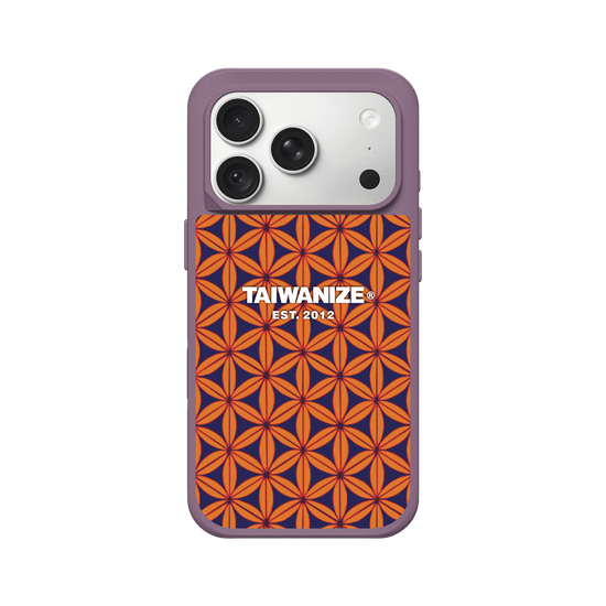 Flower of Life - Orange and Deep Blue (Logo)