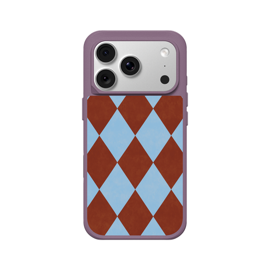 Losange Grid - Blue