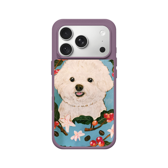 Bichon and Coffee bean
