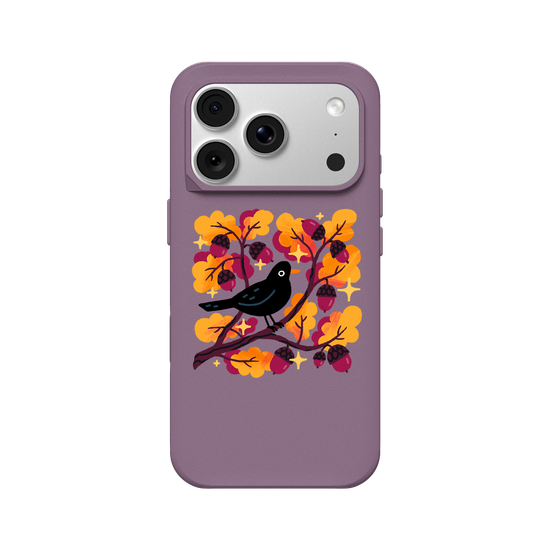 Blackbird and Acorns